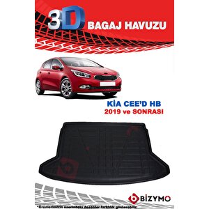 Hyundai İ30 Kulaklı 2017 Ve Sonrası 3d Bagaj Havuzu Bizymo