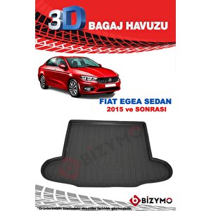 Fiat Egea Sedan 2015 Ve Sonrası 3d Bagaj Havuzu Bizymo