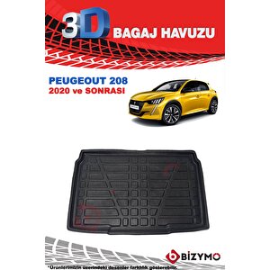 Peugeot 208 2020 Ve Sonrası 3d Bagaj Havuzu Bizymo
