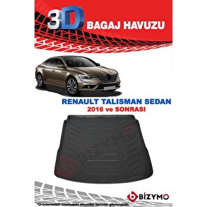 Renault Talisman Sedan 2016 Ve Sonrası 3d Bagaj Havuzu Bizymo