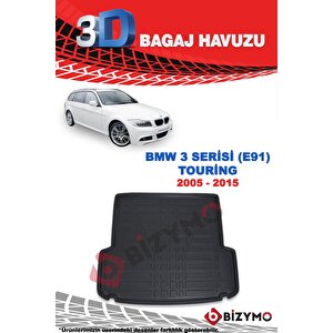 Bmw 3 Serisi E91 Touring 2005-2015 3d Bagaj Havuzu Bizymo