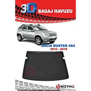 Dacia Duster 4x4 2010-2017 3d Bagaj Havuzu Bizymo
