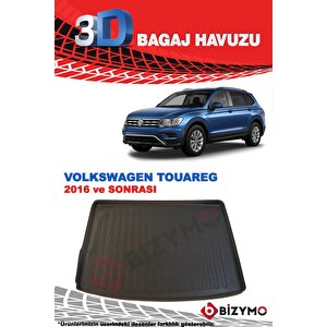 Volkswagen Touareg 2016 Ve Sonrası 3d Bagaj Havuzu Bizymo