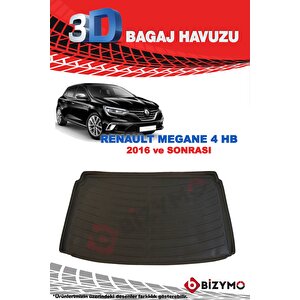 Renault Megane 4 Hb 2016 Ve Sonrası 3d Bagaj Havuzu Bizymo