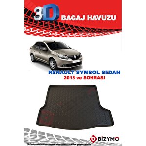 Renault Symbol Sedan 2013 Ve Sonrası 3d Bagaj Havuzu Bizymo