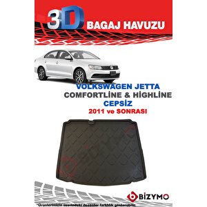 Volkswagen Jetta Comfortline & Highline 2011+ Bagaj Havuzu Bizymo