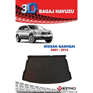 Nissan Qashqai 2007-2014 3d Bagaj Havuzu Bizymo