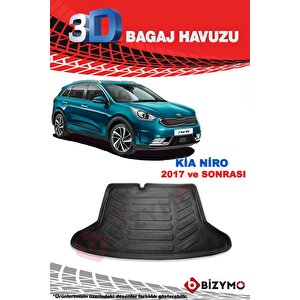 Kia Niro 2017 Ve Sonrası 3d Bagaj Havuzu Bizymo