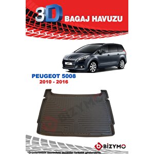 Peugeot 5008 2010-2016 3d Bagaj Havuzu Bizymo
