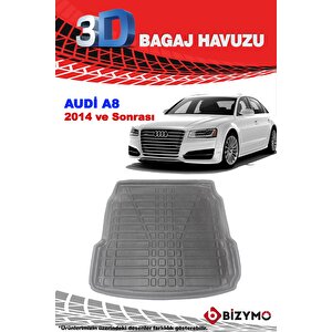 Audi A8 2014 Ve Sonrası 3d Bagaj Havuzu Bizymo