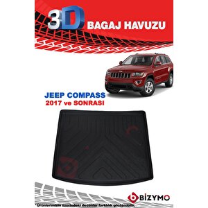 Jeep Compass 2017 Ve Sonrası 3d Bagaj Havuzu Bizymo