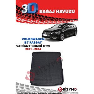 Volkswagen Passat B7 Variant Combi Stw 2011-2014 3d Bagaj Havuzu