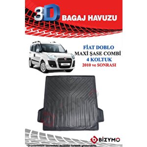 Fiat Doblo Maxi 2010-2023 3d Bagaj Havuzu Bizymo