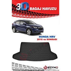 Honda Hrv Stepneli 2016 Ve Sonrası 3d Bagaj Havuzu Bizymo