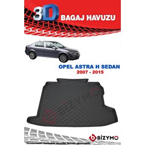 Opel Astra H Sedan 2007-2015 3d Bagaj Havuzu Bizymo