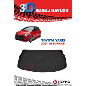 Toyota Yaris Hb 2021 Ve Sonrası 3d Bagaj Havuzu Bizymo