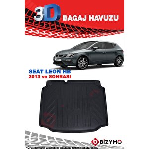 Seat Leon Coupe 2013 Ve Sonrası 3d Bagaj Havuzu Bizymo