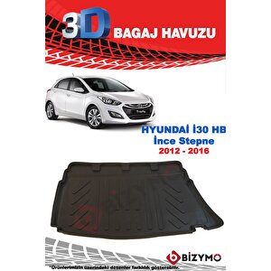 Hyundai İ30 İnce Stepne 2012-2017 3d Bagaj Havuzu Bizymo
