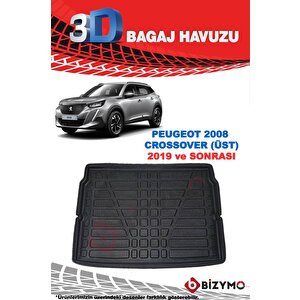 Peugeot Yeni 2008 2019+ 3d Üst Bagaj Havuzu Bizymo