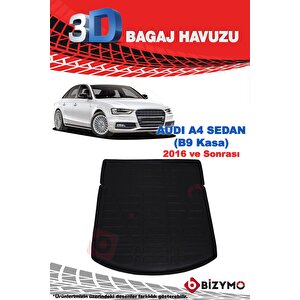 Audi A4 Sedan B9 Kasa 2016 Ve Sonrası 3d Bagaj Havuzu Bizymo