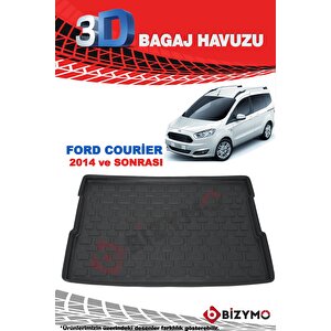 Ford Courier Combi 2014 Ve Sonrası 3d Bagaj Havuzu Bizymo