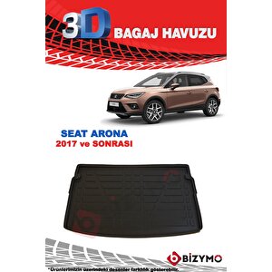 Seat Arona 2017 Ve Sonrası (alt) 3d Bagaj Havuzu Bizymo