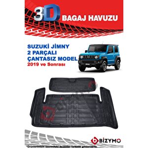 Suzuki Jimny 2 Parçalı (çantasız Model) 2019+ 3d Bagaj Havuzu Bizymo
