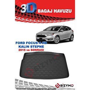 Ford Focus 4 Hb Kalın Stepne 2015 Ve Sonrası 3d Bagaj Havuzu Bizymo