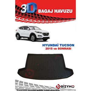 Hyundai Tucson 2015 Ve Sonrası 3d Bagaj Havuzu Bizymo
