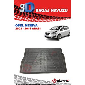 Opel Meriva 2003-2011 Bagaj Havuzu Bizymo