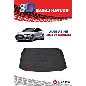 Audi A3 Hb 2021 Ve Sonrası 3d Bagaj Havuzu Bizymo