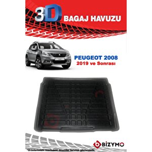 Peugeot Yeni 2008 2019 Ve Sonrası 3d Bagaj Havuzu Bizymo