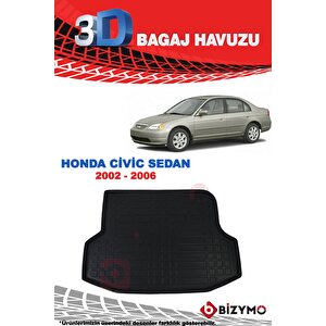 Honda Civic Sedan 2002-2006 3d Bagaj Havuzu Bizymo