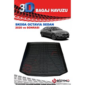 Skoda Octavia Sedan 2020 Ve Sonrası 3d Bagaj Havuzu Bizymo