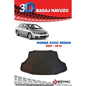 Honda Civic Sedan 2007-2012 3d Bagaj Havuzu Bizymo