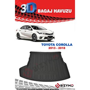 Toyota Corolla Sedan 2013-2018 3d Bagaj Havuzu Bizymo