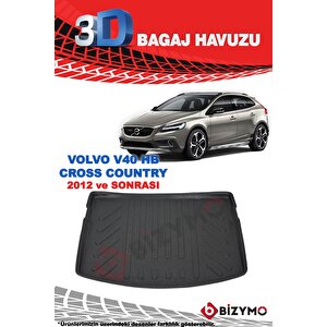 Volvo V40 Hb Cross Country 2012 Ve Sonrası 3d Bagaj Havuzu Bizymo