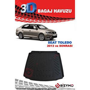 Seat Toledo Sedan 2013 Ve Sonrası 3d Bagaj Havuzu Bizymo