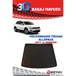 Volkswagen Tiguan Uzun Şase 2017 Ve Sonrası 3d Bagaj Havuzu Bizymo