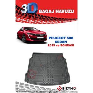 Peugeot Yeni 508 Sedan 2019+ 3d Bagaj Havuzu Bizymo