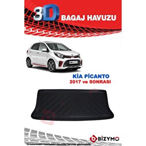 Kia Picanto 2018 Ve Sonrası 3d Bagaj Havuzu Bizymo