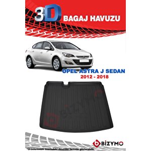 Opel Astra J Sedan 2012-2018 3d Bagaj Havuzu Bizymo