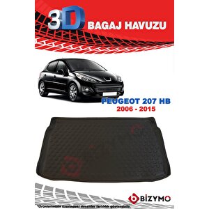 Peugeot 207 Hb 2006-2015 3d Bagaj Havuzu Bizymo