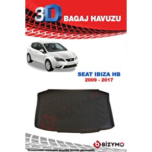 Seat İbiza Hb 2009-2017 3d Bagaj Havuzu Bizymo