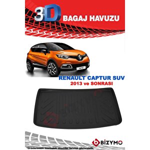 Renault Captur Suv 2013 Ve Sonrası 3d Bagaj Havuzu Bizymo
