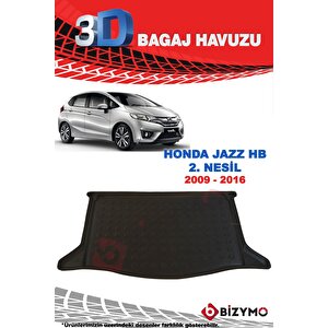 Honda Jazz 2. Nesil Hb 2009-2016 3d Bagaj Havuzu Bizymo