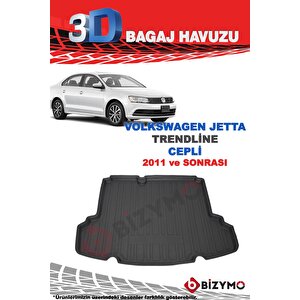 Volkswagen Jetta Trendline Cepli 2011+ 3d Bagaj Havuzu Bizymo