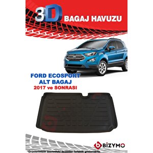 Ford Ecosport Alt 2017 Ve Sonrası 3d Bagaj Havuzu Bizymo