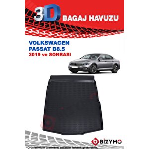 Volkswagen Passat B8.5 2019 Ve Sonrası 3d Bagaj Havuzu Bizymo