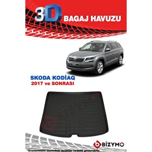 Skoda Kodiaq 2017 Ve Sonrası 3d Bagaj Havuzu Bizymo